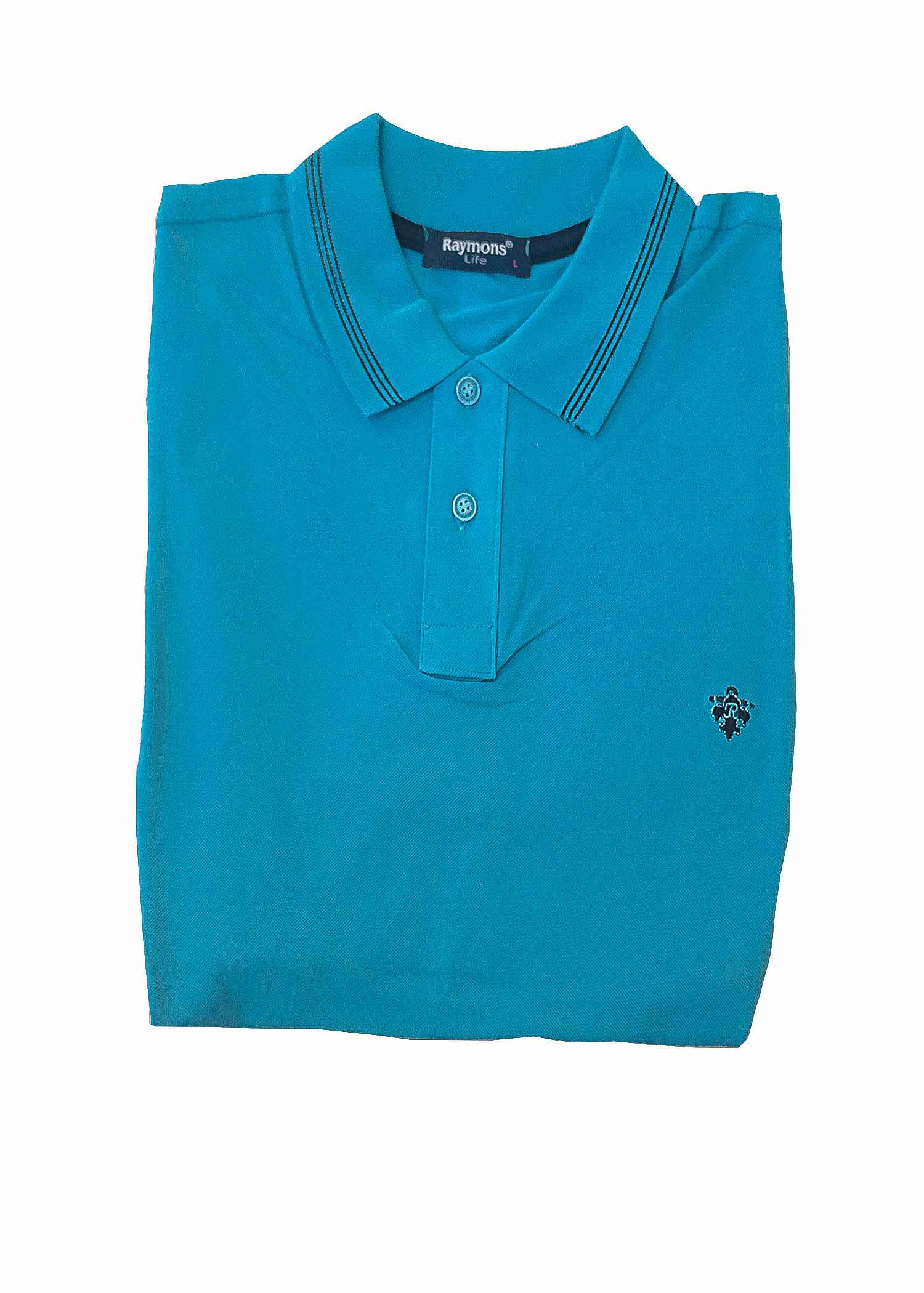 Cerulean blue polo t-shirt – Emporium de Fernando